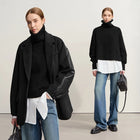 Women's Loose Turtleneck Pullover - Warm Winter Knit Sweater