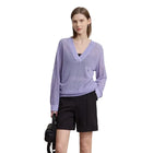 Women's V-Neck Knit Pullover - Minimalist Loose Autumn Top