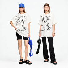 Minimalism Women's Art Print Loose Summer T-Shirt