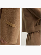 Women's Minimalist Wool & Cashmere Double-Sided Winter Coat
