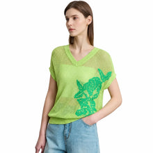 V-Neck Hollow Out Summer Sweater - Minimalist Short Sleeve Top
