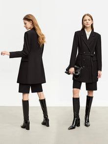 Women's Minimalist Slim Fit Blazer - Autumn Commuter Jacket