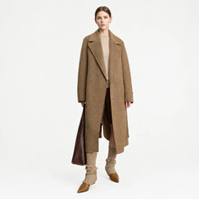 Women's Minimalist Wool & Cashmere Double-Sided Winter Coat