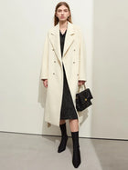 Minimalist V-Neck A-Line Midi Dress - Elegant Winter Style