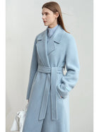 Women's Minimalist Wool & Cashmere Double-Sided Winter Coat