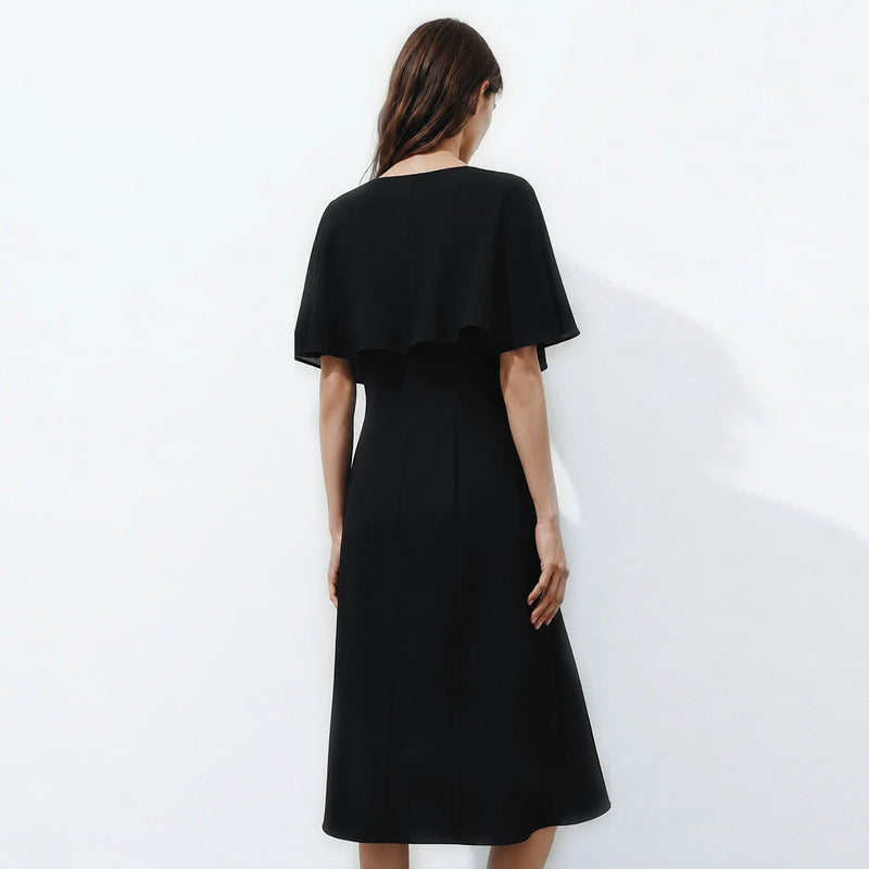 Women's Off-Shoulder Chiffon Ruffle Maxi Dress - Elegant Summer Style